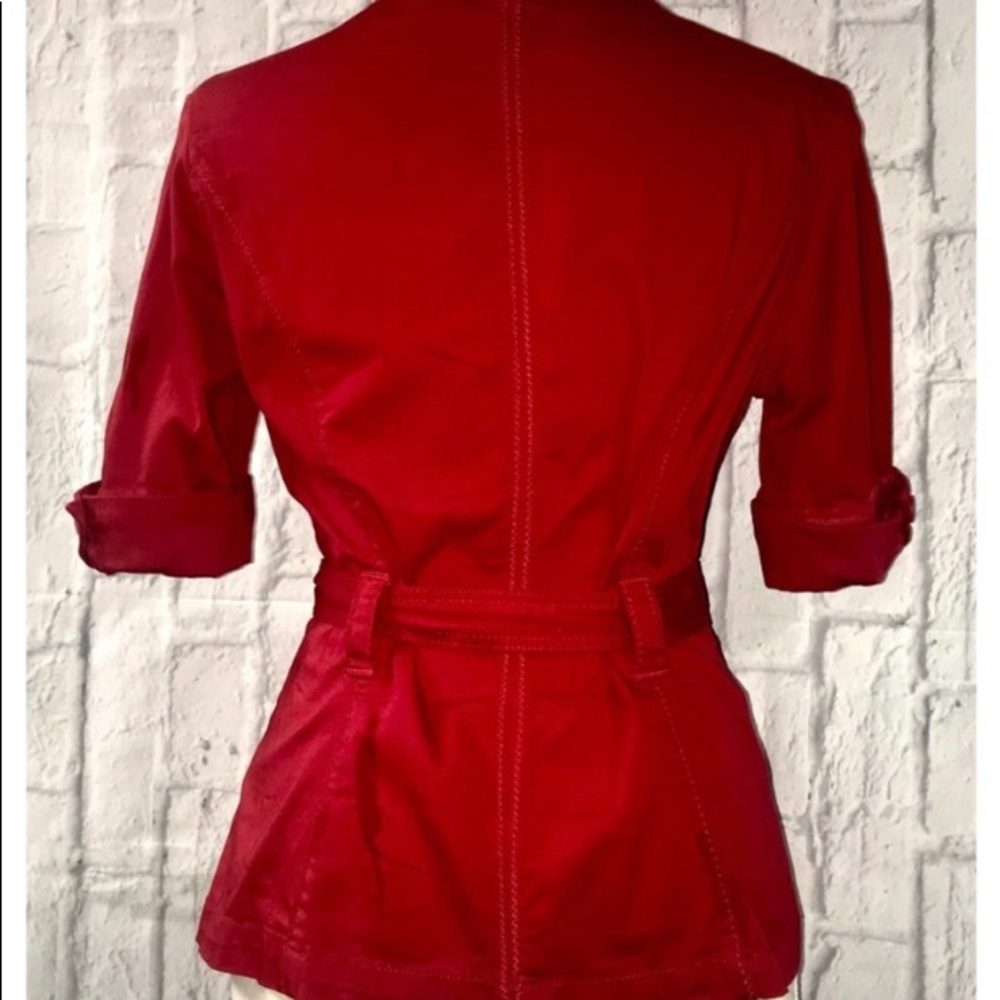 Red Structured Career Jacket - Picture 2 of 4